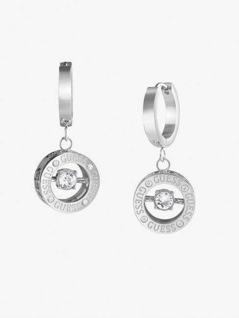Boucles D'oreilles Solitaires Guess Argent