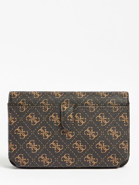 Support Téléphone Logo Alexie 4g Guess Marron