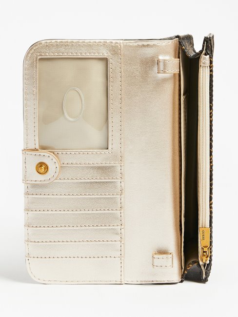 Support Téléphone Logo Alexie 4g Guess Marron