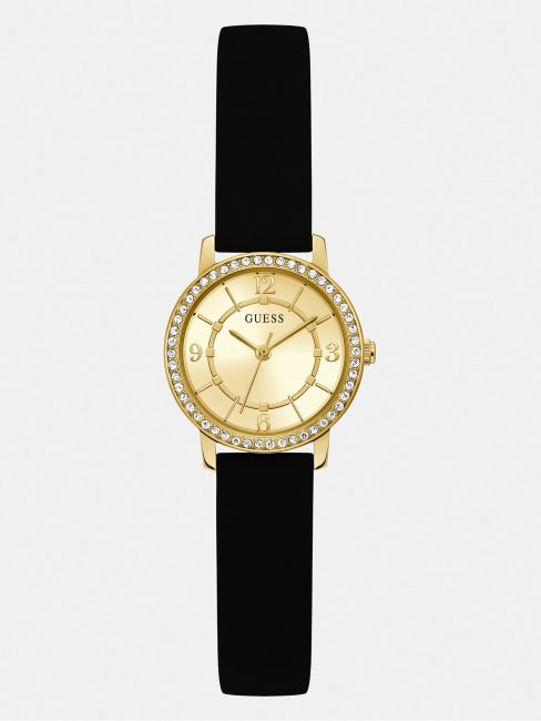 Montre Analogique à Cristaux En Or Rose Guess Nouvelle Tendance