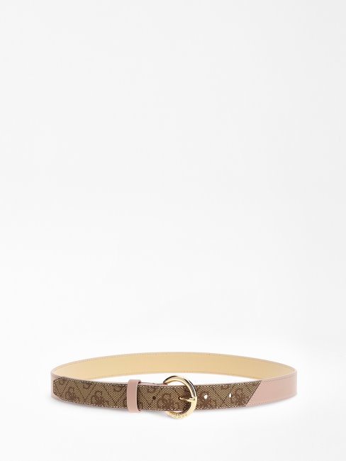 Ceinture Logo Silvana 4g Guess Rose