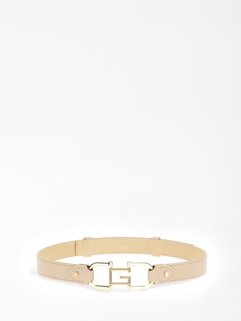 Ceinture Guess Alva Logo Creme