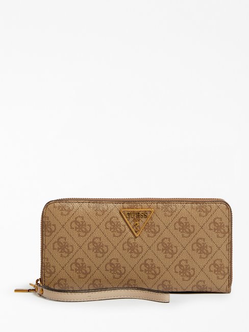 Portefeuille Maxi Laurel Guess Beige