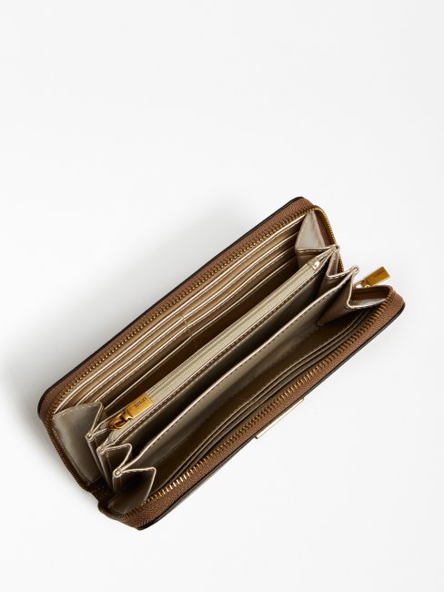 Portefeuille Maxi Laurel Guess Beige