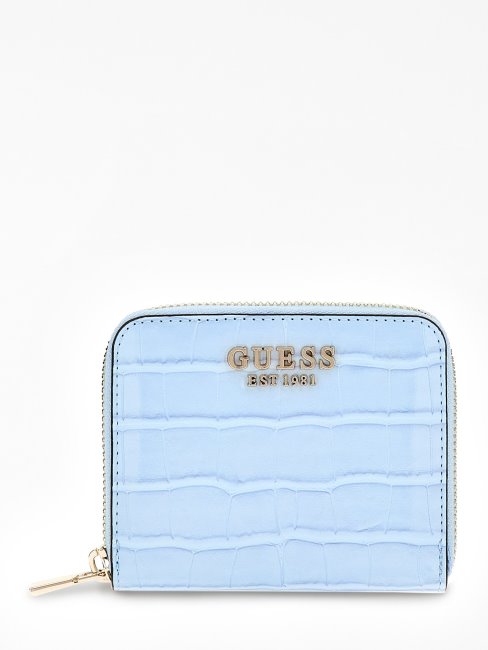 Mini Portefeuille Guess Laurel Bleu Clair