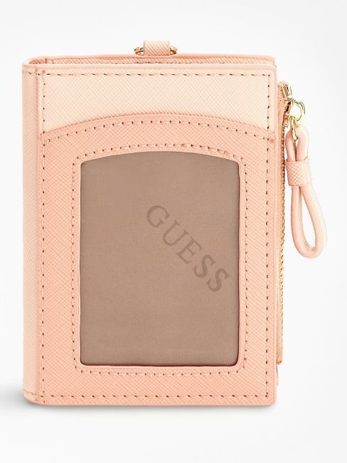 Porte-clés Carte De Crédit Rose Guess