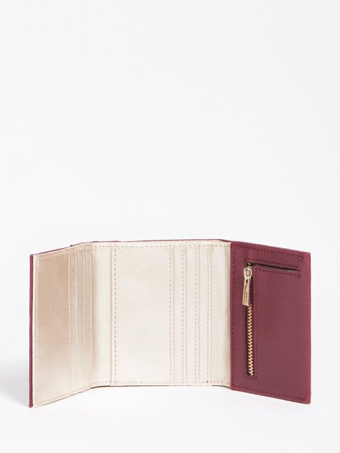 Guess Mini Portefeuille Bordeaux Cordelia