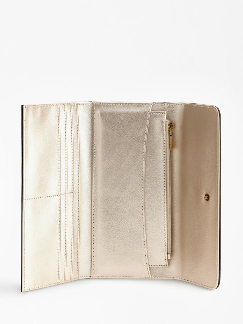 Maxi Portefeuille Nell 4g Logo Guess Rose