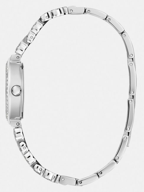 Montre Analogique Guess Argentée à Cristaux