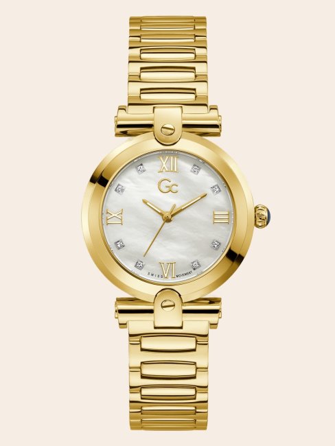 Montre Analogique En Acier Gc Or Rose Guess
