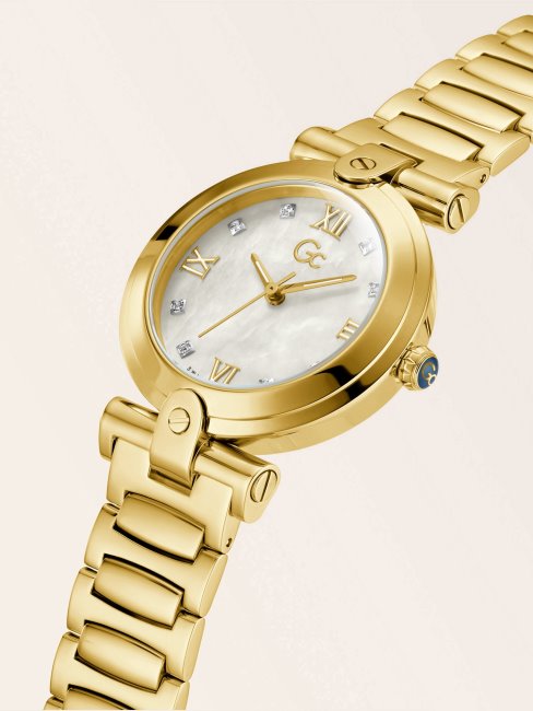 Montre Analogique En Acier Gc Or Rose Guess