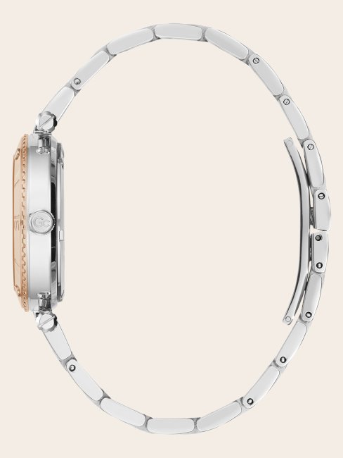 Montre Analogique à Quartz Guess Gc En Or Rose