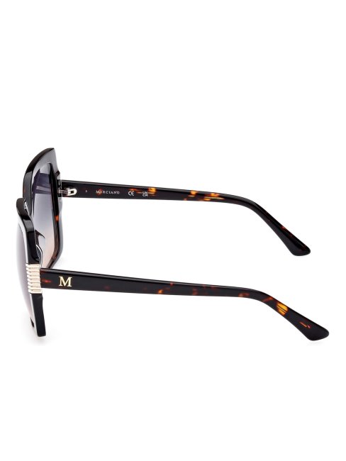 Lunettes De Soleil Carrées Noires Modèle Guess