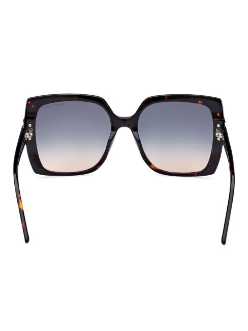Lunettes De Soleil Carrées Noires Modèle Guess