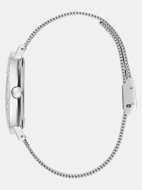 Montre Analogique Guess Cristal Argent