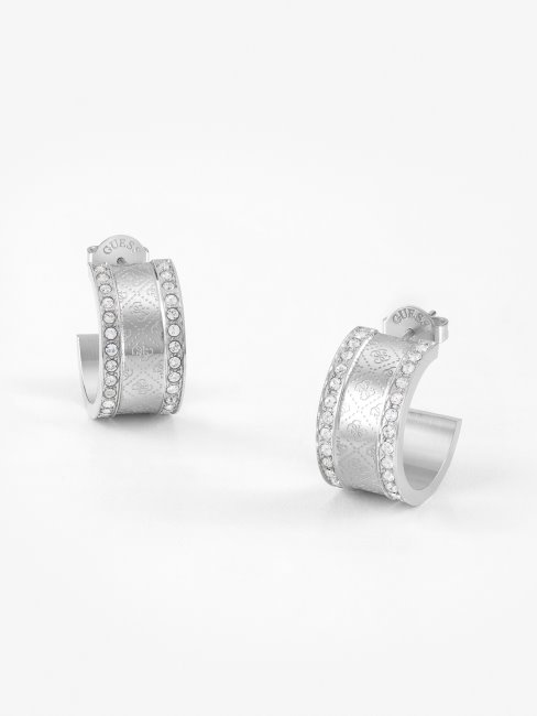 Boucles D'oreilles Rondes Harmonie Argent Guess