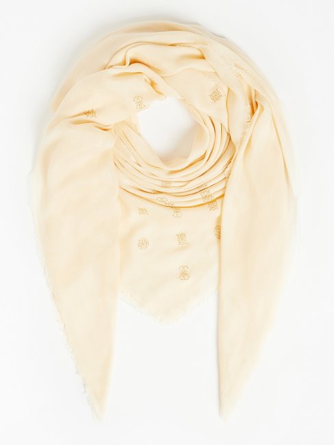 Mélange De Cachemire Keffieh Guess Beige