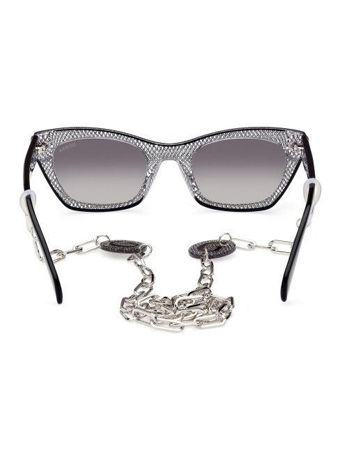 Modèle De Lunettes De Soleil Yeux De Chat Noir Guess