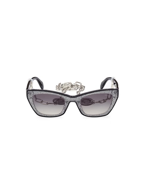Modèle De Lunettes De Soleil Yeux De Chat Noir Guess