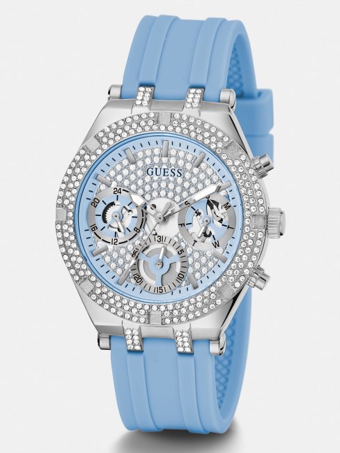 Guess Cristal Montre Multifonctions Argent