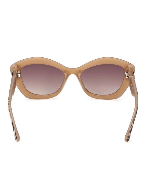 Modèle De Lunettes De Soleil Yeux De Chat Beige Guess