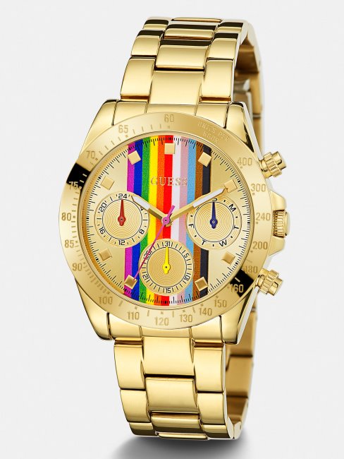 Montre Guess Multifonction Argentée En Acier Inoxydable