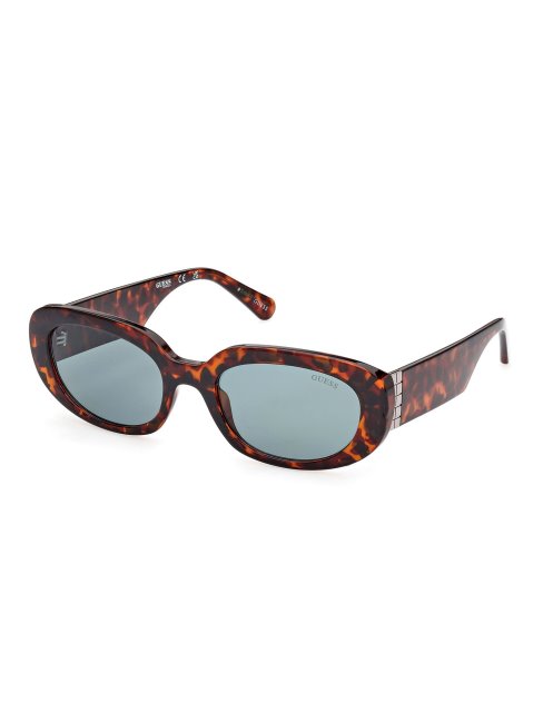 Modèle De Lunettes De Soleil Guess Ovale Marron