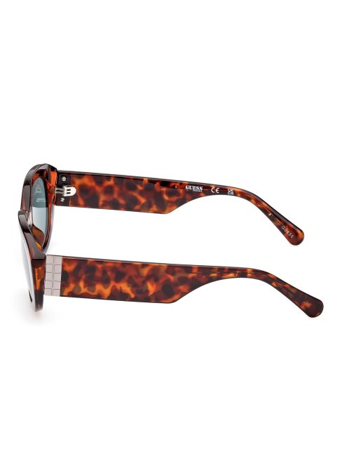 Modèle De Lunettes De Soleil Guess Ovale Marron