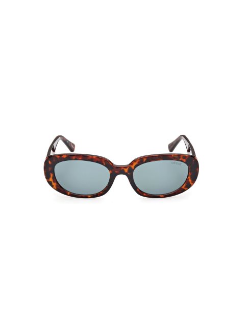 Modèle De Lunettes De Soleil Guess Ovale Marron