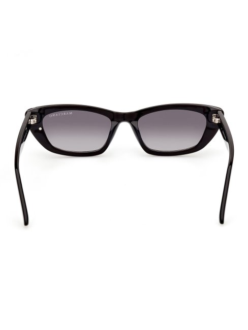 Lunettes De Soleil Rectangulaires Guess Noir Modèle Marciano