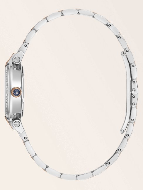 Montre Analogique Gc Cristal En Or Rose Guess