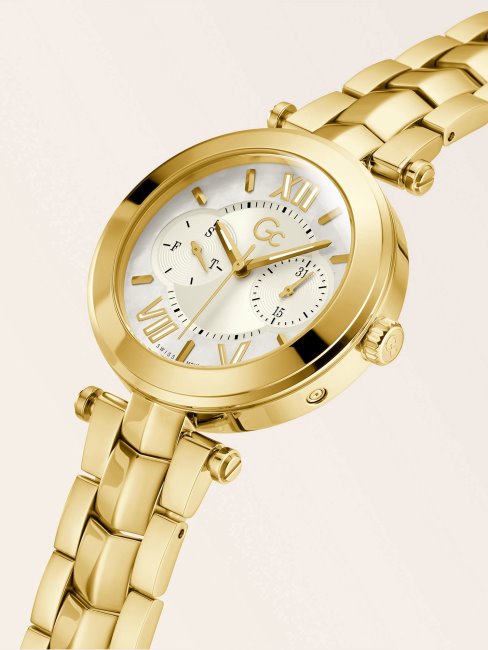 Montre Gc Acier Calendrier Deviner Ou Rose