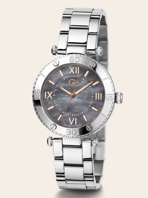 Montre Analogique à Quartz Guess Multi Gc En Argent