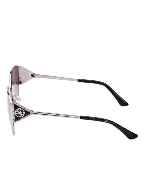 Modèle De Lunettes De Soleil Géométriques Blanc Guess