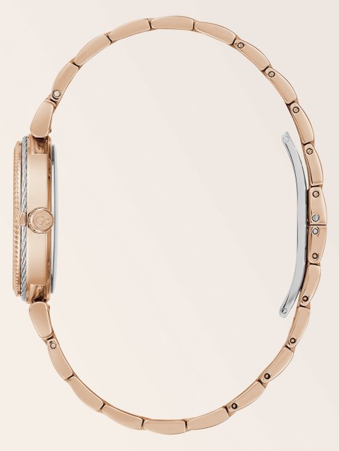 Montre Analogique Guess Gc Cristal Ou Rose