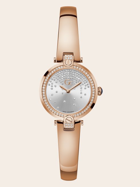 Montre Analogique Guess Gc Acier Ou Rose Tendance Mode