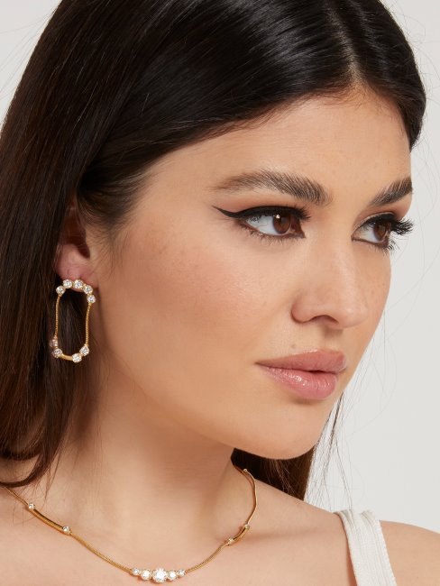 Guess Boucles D'oreilles Sunburst Multi Ou Nouvelle Mode