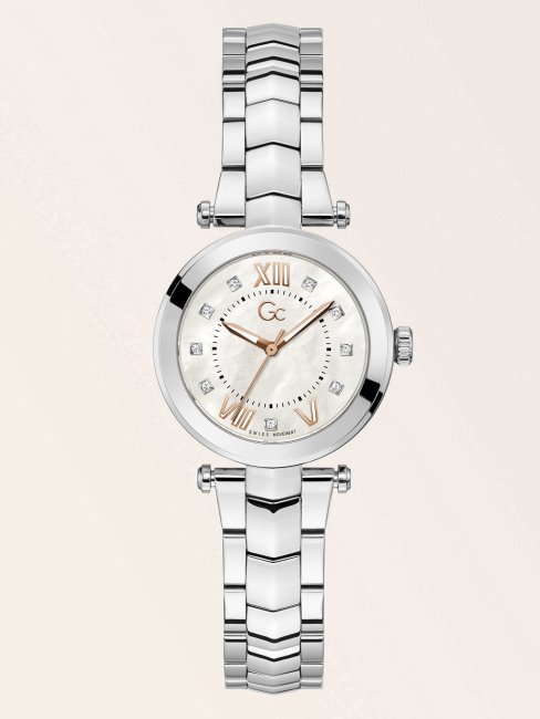Montre Analogique En Acier Guess Gc à La Mode, Nouvelle Tendance En Or Rose