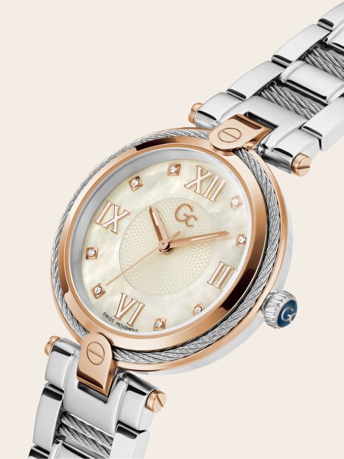 Montre Analogique Mode Gc Acier Or Rose Guess Nouvelle Tendance