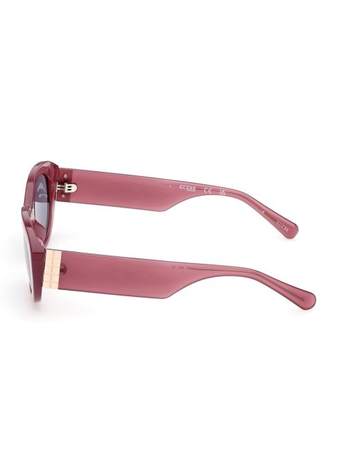 Lunettes De Soleil Ovales Violettes Modèle Guess