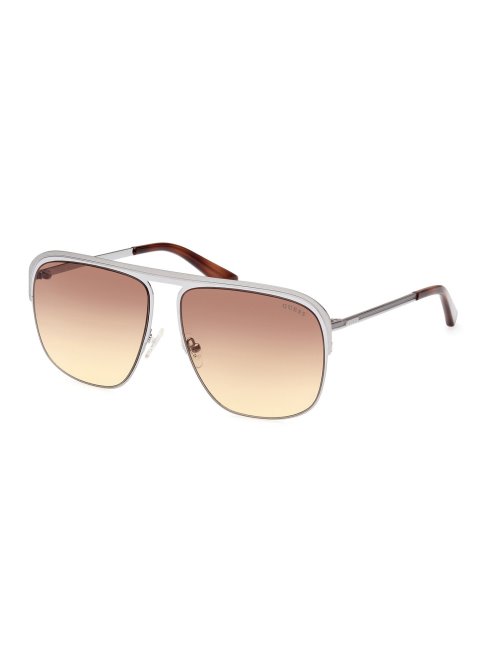 Modèle De Lunettes De Soleil Aviateur Gris Guess