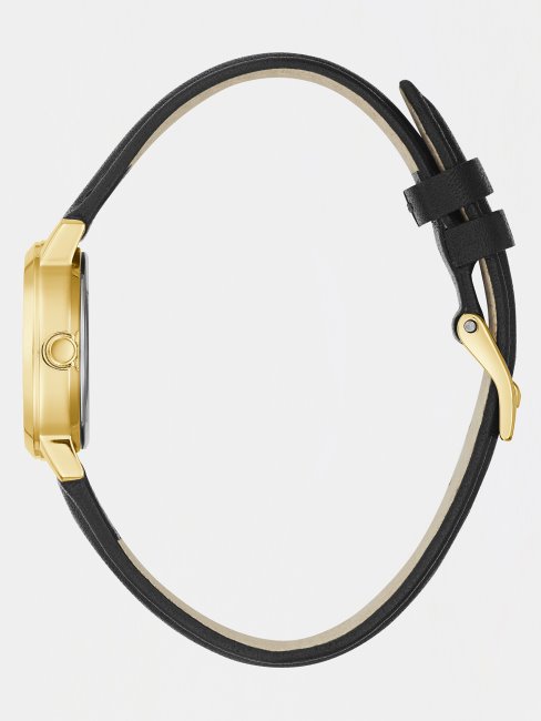 Montre Analogique En Cuir Or Rose Guess