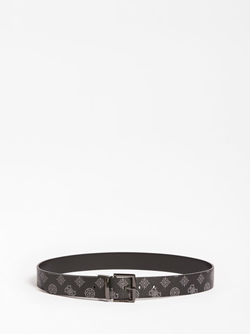 Hensely 4g Peony Logo Ceinture Noire Multi Guess