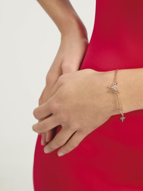Bracelet Fly-away Guess Ou Rose