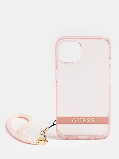 Guess Coque Iphone 13 Translucide Rose