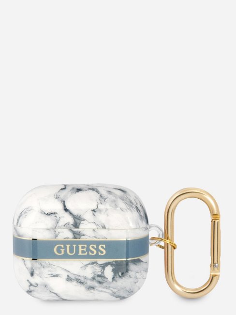 Guess Airpods 3 étui En Marbre Bleu