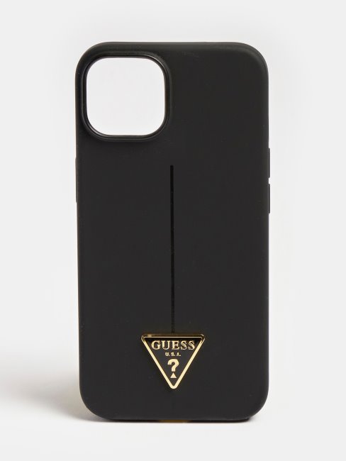 Coque Silicone Iphone 14 Guess Noir