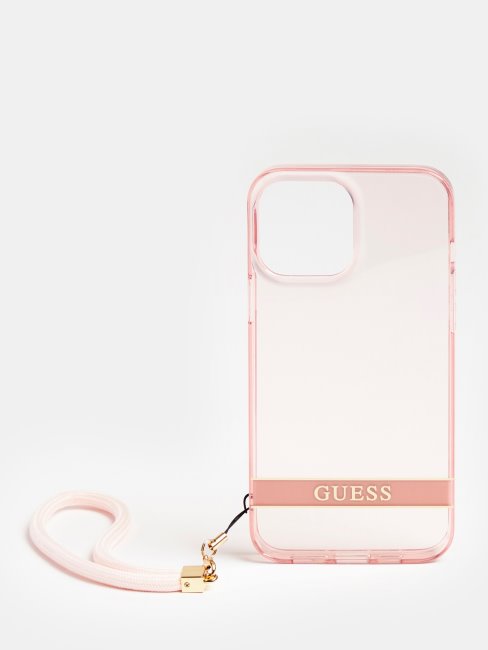 Coque Iphone 13 Pro Max Translucide Rose Guess