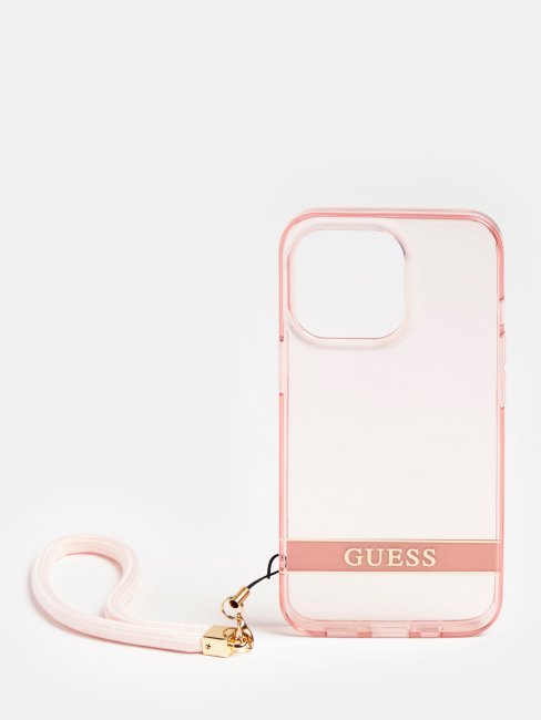 Chignon Iphone 13 Pro Transparent Rose Deviner