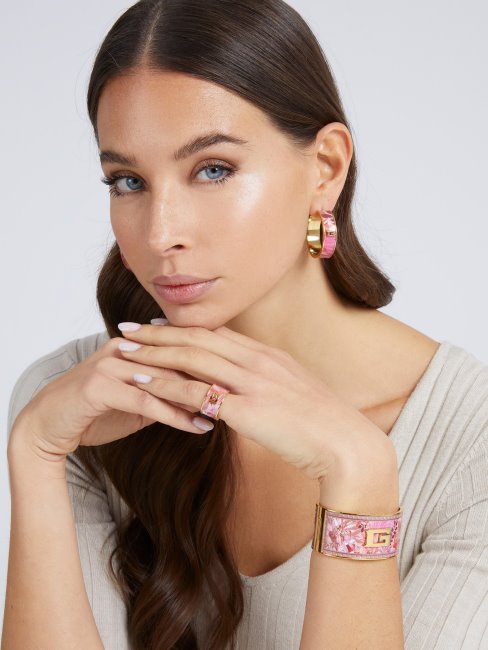 Bague Foulard Guess Multi Rose
